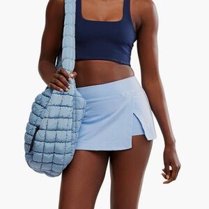 Free People FP Movement hot shot mini skort light blue